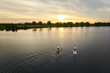 Am St. Leonersee, Rhein-Neckar, Baden-Württemberg, Deutschland