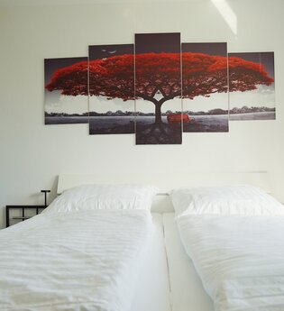 Ferienhaus Feldblick - Doppelzimmer Kraichgaublick | © Czok