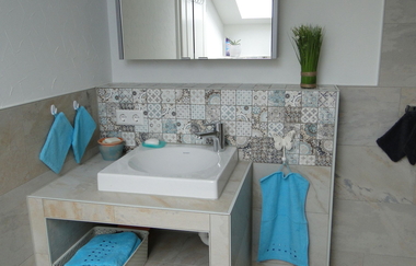 Waschbecken und Spiegel | © Neckar-Zaber-Tourismus e.V.