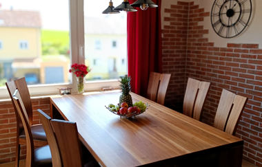 Essbereich mit einem Tisch und vier Stühlen | © Neckar-Zaber-Tourismus e.V.