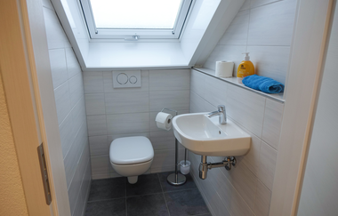 Bad mit Toilette und Waschbecken | © Neckar-Zaber-Tourismus e.V.