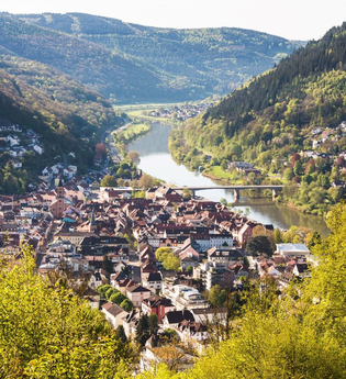 Stadt, Land(schaft), Fluss | © Foto Stadt Eberbach / Andreas Held