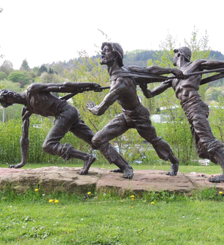 Treidler, Flößer, Schifffahrt | © Foto Stadt Eberbach / Andreas Held