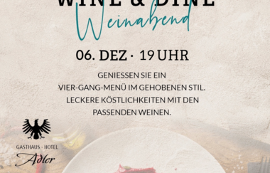 Wine and Dine | © Weinkonvent Dürrenzimmern