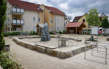 Mehrgenerationenplatz mit Sandkasten | © Gemeinde Epfenbach