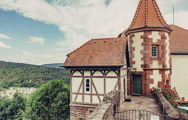 Blick vom Dilsberg / Odenwald | © Touristikgemeinschaft Odenwald e.V.