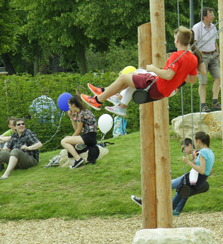 alla hopp! Bewegungs- und Begegnungsanlage und Bürgerpark in Hemsbach | © Stadt Hemsbach