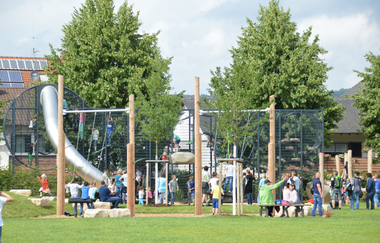 alla hopp! Bewegungs- und Begegnungsanlage und Bürgerpark in Hemsbach | © Stadt Hemsbach