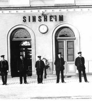 Bahnhofsgebäude Sinsheim | © Unbekannt