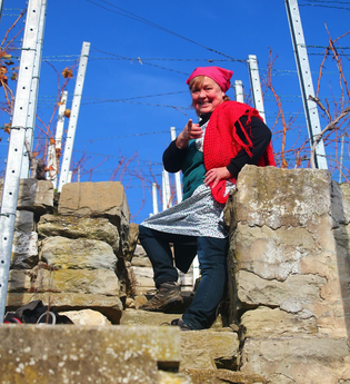 Beate Schiefer | Weinerlebnisführerin im Weinsüden Weinort Lauffen am Neckar | © Beate Schiefer