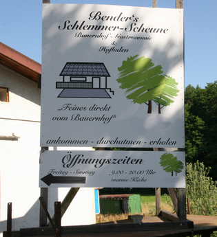 Benders Schlemmer Scheune Mühlhausen (Bauernhof, Gastronomie und Hofladen) | © Beate Otto