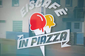 Logo des Eiscafé in Piazza in Wiesenbach