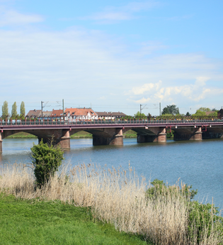 Eisenbahnbrücke Ladenburg | © Landratsamt Rhein-Neckar-Kreis