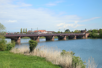 Eisenbahnbrücke Ladenburg | © Landratsamt Rhein-Neckar-Kreis