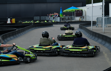 emodrom e-kart auf dem Hockenheimring | © emodrom