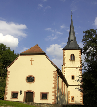Evangelische Kirche Heiligkreuz bei Weinheim | © Stadt Weinheim