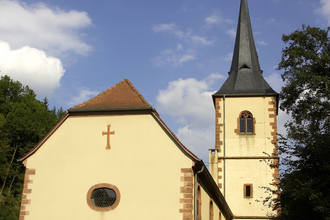 Evangelische Kirche Heiligkreuz bei Weinheim | © Stadt Weinheim
