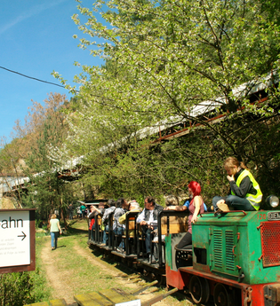 Feldbahn im Steinbruch Leferenz, Dossenheim | © Landratsamt Rhein-Neckar-Kreis