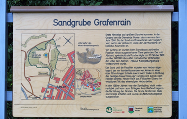 Fundort "Homo heidelbergensis" im Naturschutzgebiet Sandgrube am Grafenrain in Mauer | © Werner Hilscher