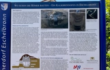 Infotafel „Kalkbrennofen“- Eschelbronn | © Gemeinde Eschelbronn
