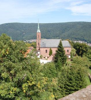 Katholische Kirche St. Bartholomäus Dilsberg | © Stadt Neckargemünd