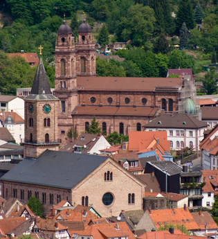 Evangelische Michaelskirche und Katholische Kirche St. Johannes Nepomuk Eberbach | © Andreas Held