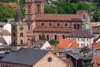 Evangelische Michaelskirche und Katholische Kirche St. Johannes Nepomuk Eberbach | © Andreas Held