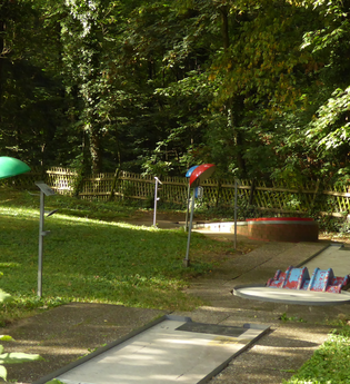 Minigolf Gerbersruhpark in Wiesloch | © Landratsamt Rhein-Neckar-Kreis