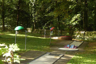 Minigolf Gerbersruhpark in Wiesloch | © Landratsamt Rhein-Neckar-Kreis