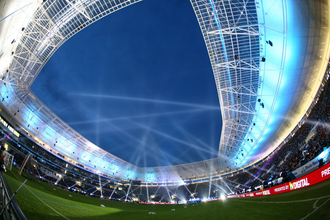 Spielfeld bei Abendbeleuchtung | © TSG 1899 Hoffenheim Fußball-Spielbetriebs GmbH