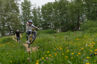 Pumptrack – Die Buckelpiste Helmstadt | © Gemeinde Helmstadt