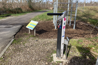 Radservicestation am Trimm Dich Pfad