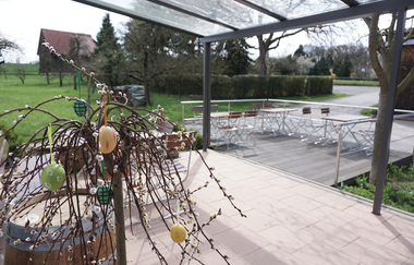 Reiners kleine Weinstube | Nordheim-Nordhausen | Terrasse | © Neckar-Zaber-Tourismus e.V.