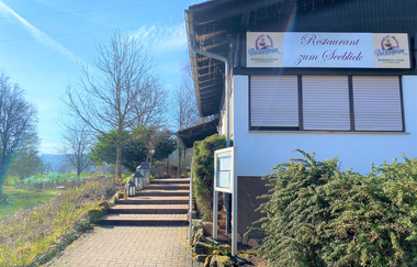 Eingang des Restaurants