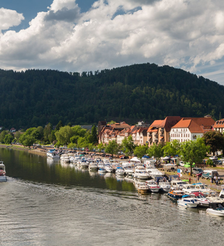 Sportboot Anlegestelle | © Stadt Eberbach / Andreas Held