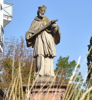 Stadtrundgang Station 6: Brückenheiliger in der Stadtmitte | © Wirtschaftsförderung Stadtverwaltung Hockenheim