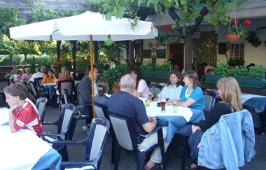 Terrasse Trattoria Toni | Brackenheim | © Land der 1000 Hügel - Kraichgau-Stromberg