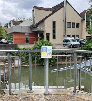 Weitersehen-Station „Die Tapetenindustrie in Bammental“ | © Landratsamt Rhein-Neckar-Kreis