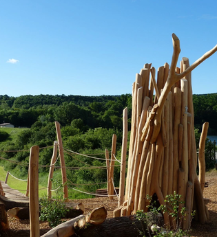 Spielplatz Wildkatzenwelt | am Badesee Ehmetsklinge in Zaberfeld | © Naturparkzentrum Stromberg-Heuchelberg