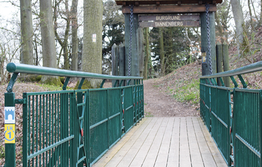 Eingang zur Burgruine Tannenberg | © Tourismusservice Bergstraße