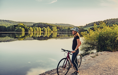 Im Abendlicht an der Ehmetsklinge | © Touristikgemeinschaft HeilbronnerLand e.V.