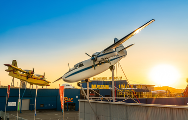 Flugzeug im Sonnenuntergang - Technik Museum Sinsheim | © Technik Museum Sinsheim