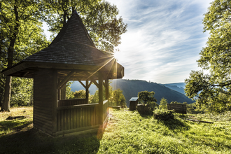 Ernst-Hohn-Paviollon am Breitenstein / Odenwald | © Touristikgemeinschaft Odenwald e.V.