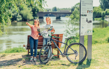 Radfahren Kiesplatz Lauffen a.N. | HeilbronnerLand | © Touristikgemeinschaft HeilbronnerLand e.V.