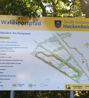 Waldsportpfad Hockenheim | © Landratsamt Rhein-Neckar-Kreis