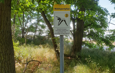 Waldsportpfad Hockenheim | © Landratsamt Rhein-Neckar-Kreis