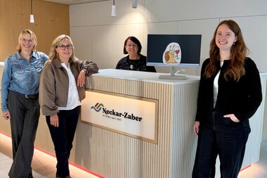 Das Team des Neckar-Zaber-Tourismus e.V. in der Tourist-Information | © Neckar-Zaber-Tourismus e.V.