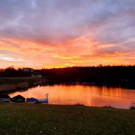Sonnenuntergang über der Ehmetsklinge