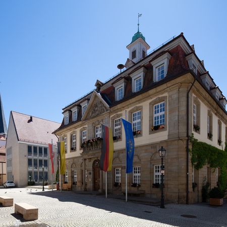 Altes Rathaus am Marktplatz in Brackenheim