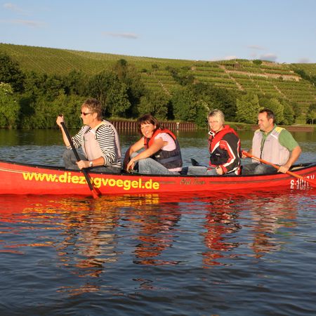 Kanutour auf dem Neckar